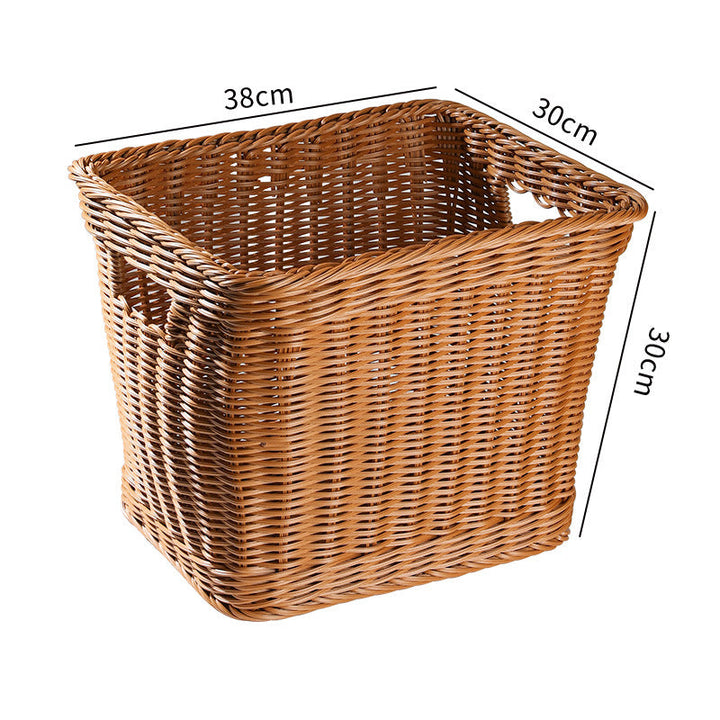 Premium Handwoven Wicker Storage Bin Kalsten
