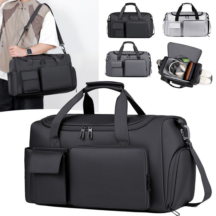 Men's Multifunctional Sports Travel Bag with Innovative Compartment Structure Kalsten