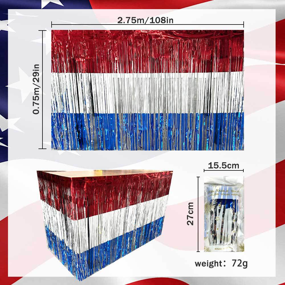 Unisex nan fransiger star garlands and table skirt party décor set Kalsten