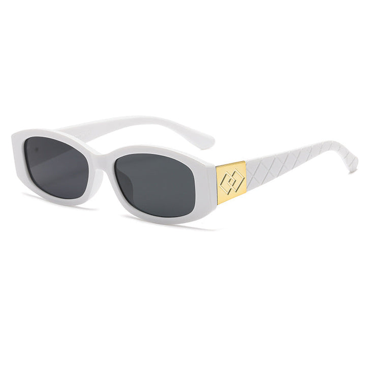 Women's modern sunglasses with unique golden frame Kalsten