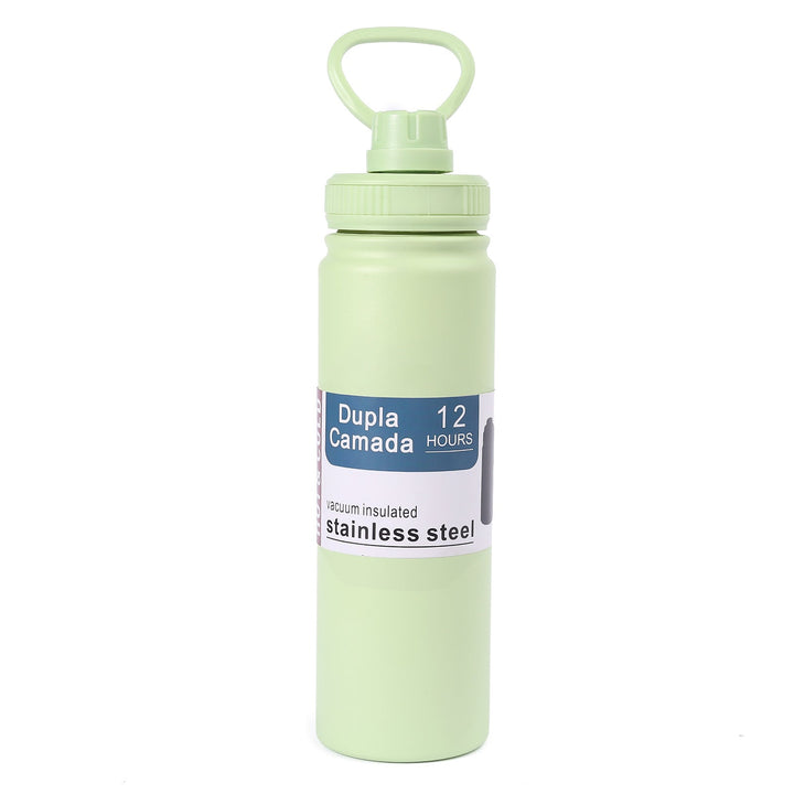 Ladies stainless steel vacuum water bottle with ergonomic handle Kalsten