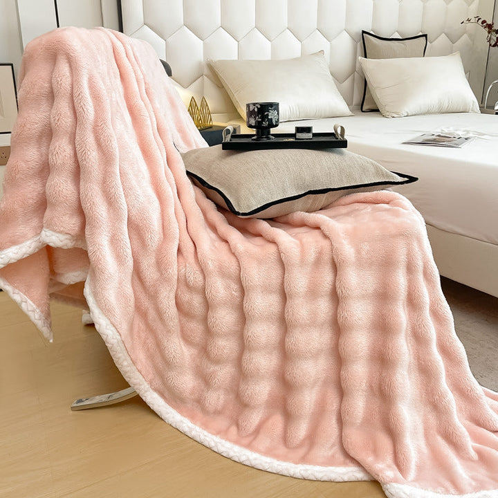 Plush Faux Fur Throw Blanket Kalsten