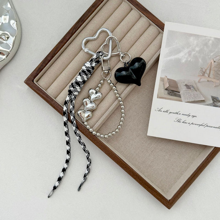 Elegant Heart Charm Keychain Kalsten
