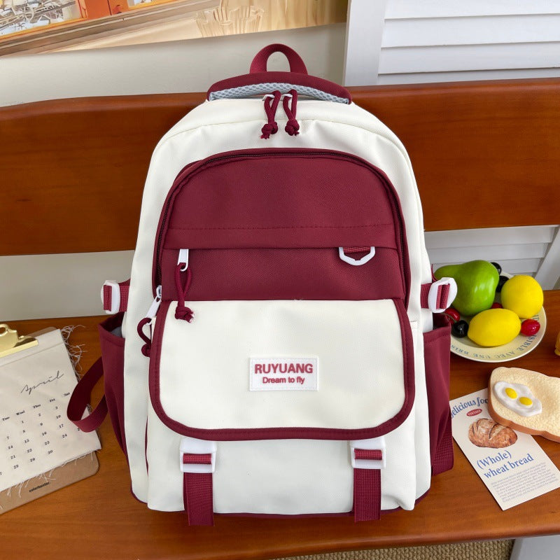 Multi-Compartment Functional School Backpack