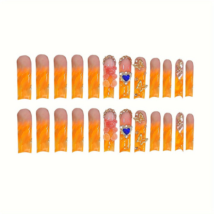 Artistic 3D Butterfly Nail Extensions Kalsten