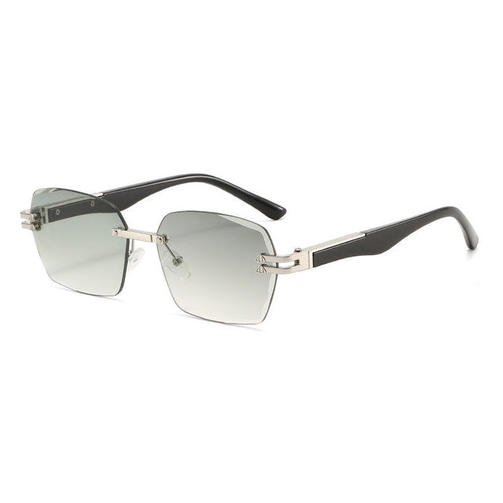 Men's Elegant Square Sunglasses with Wooden Temples Kalsten