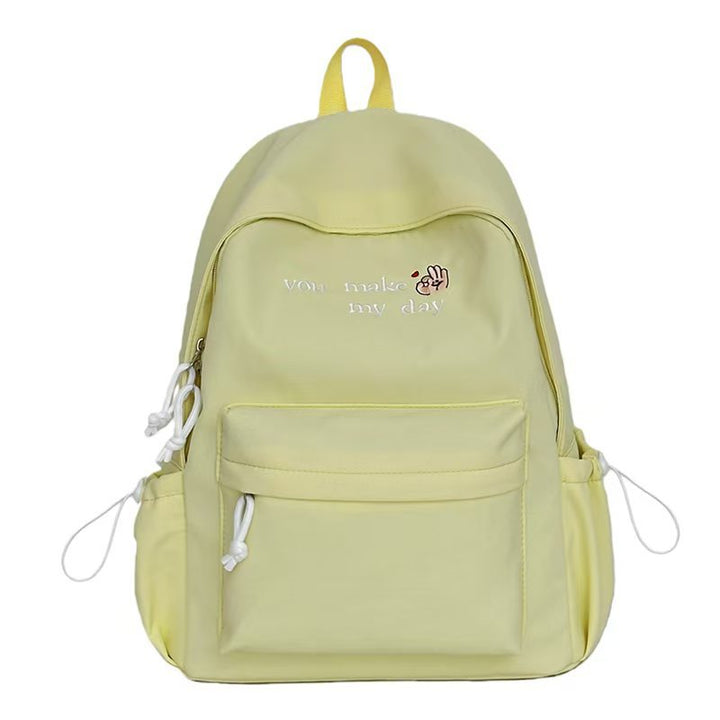 Casual Embroidered Backpack Kalsten