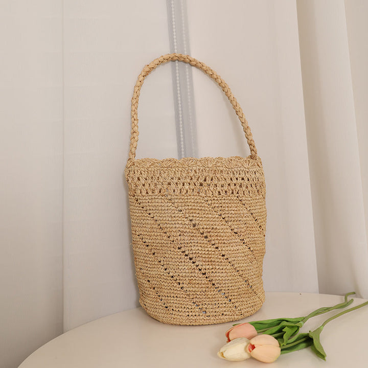 Handmade Woven Basket Bag Kalsten