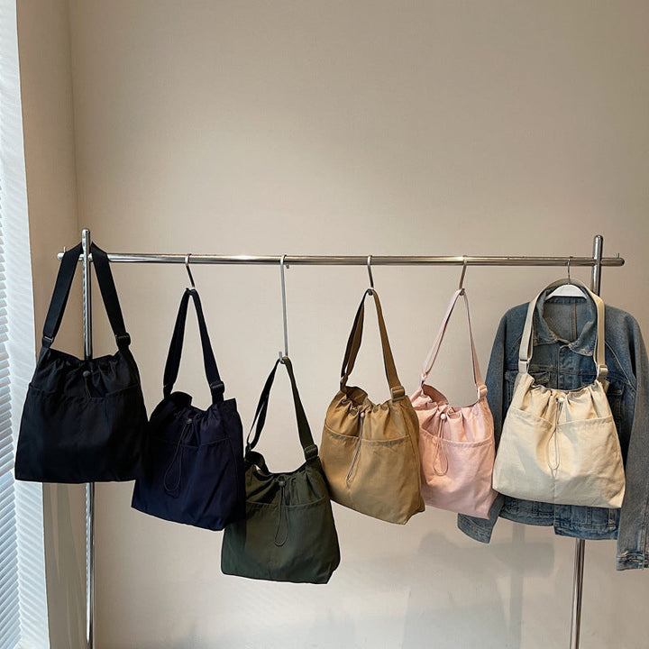 Adjustable Drawstring Shoulder Bag Kalsten