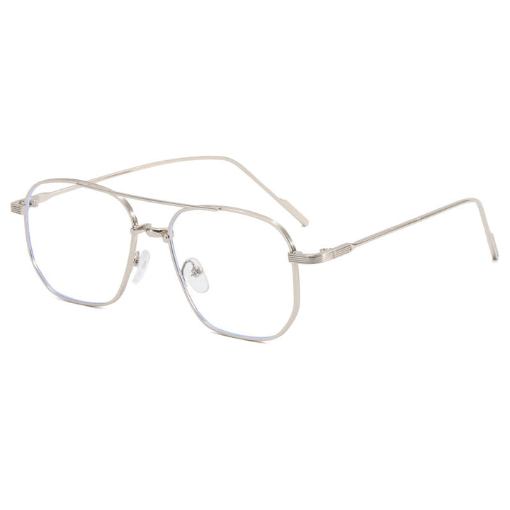 Women's fashionable geometric glasses with elegant metal frame Kalsten