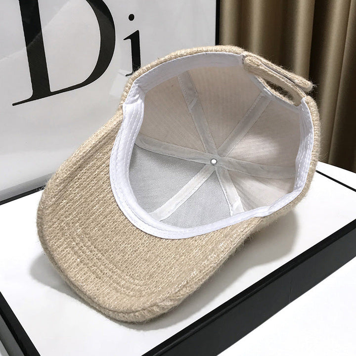 Women's Elegant Textured Fleece Baseball Cap Kalsten