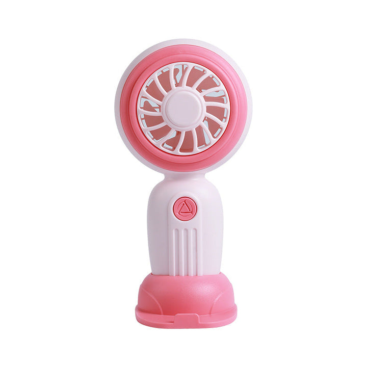 Ladies portable hand fan with ergonomic grip and variable speed control Kalsten