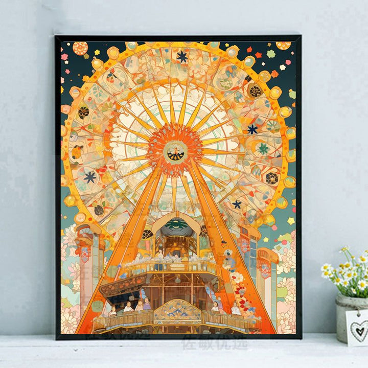 Artistic Astronomical Themed Canvas Print Kalsten