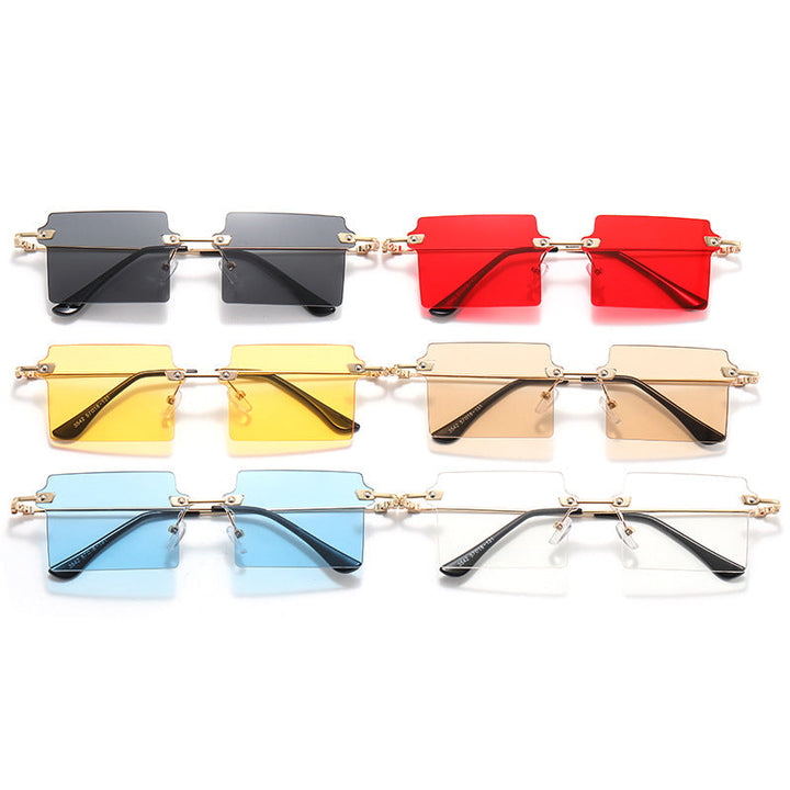 Women's fashionable oversized sunglasses with rectangular design Kalsten