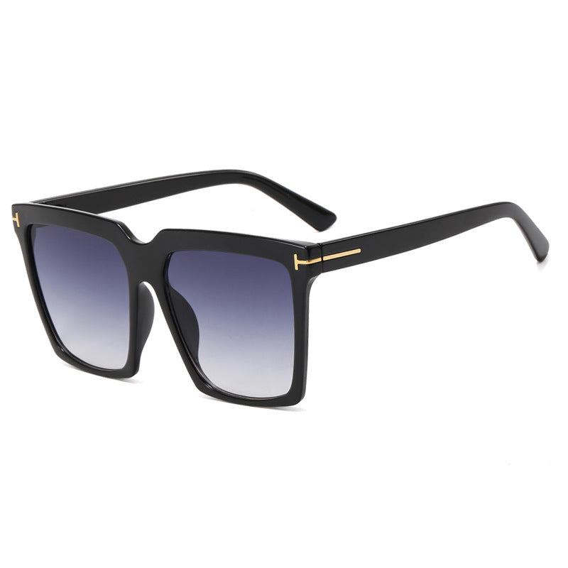 Women's square sunglasses with elegant metal accent Kalsten