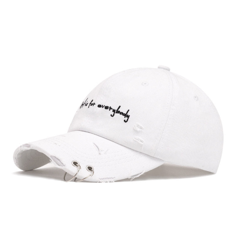 Unisex Distressed Sun Protection Cap Kalsten