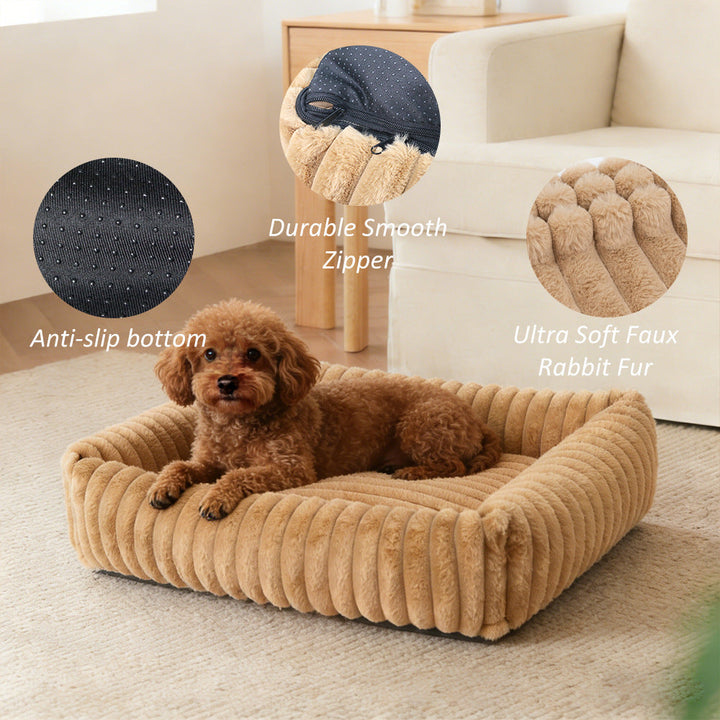 Plush Supportive dog Cushion