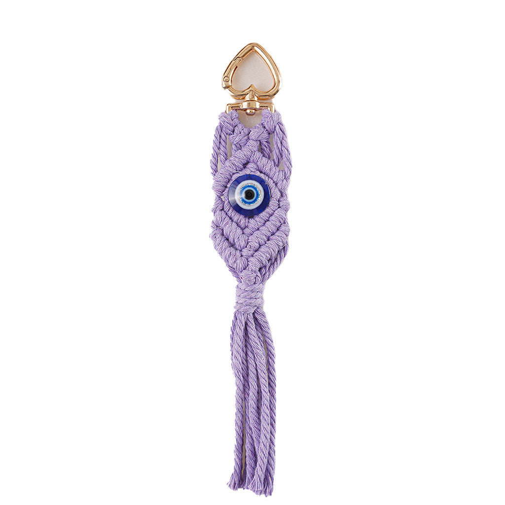 Decorative Macrame Keychain Holder Acalora