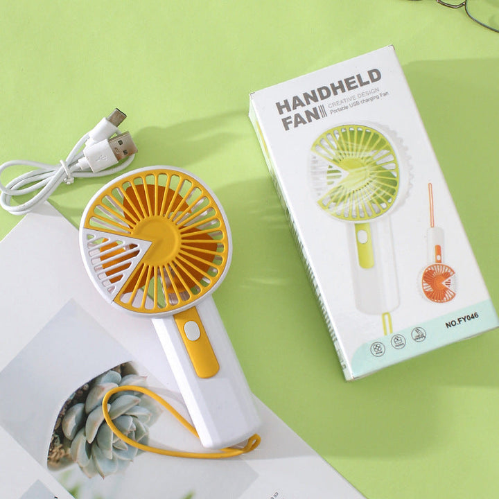 Ladies portable hand fan with ergonomic design and USB charging option Kalsten