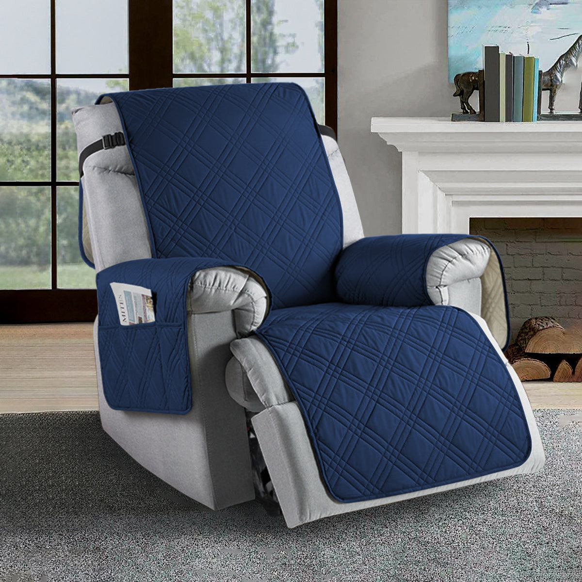 Skanto | Waterproof Recliner Cover | Durable Microfiber, Stain-Resistant & Universal Fit for Home Protection