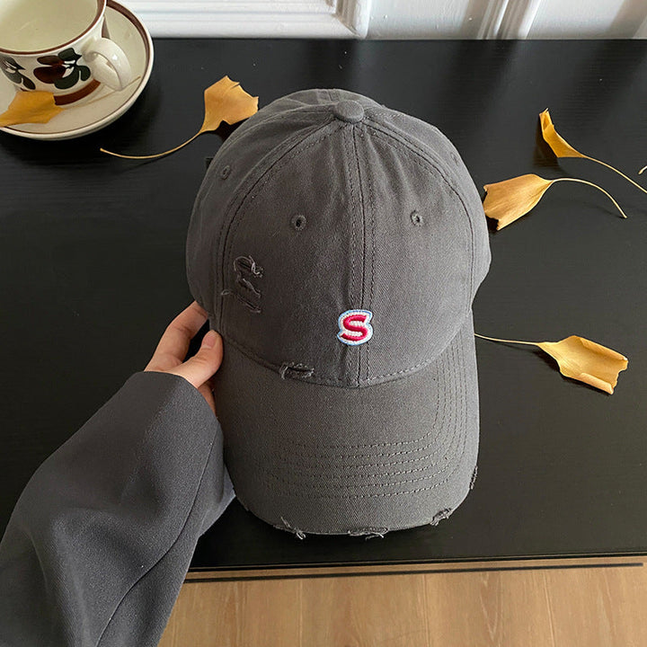 Unisex Distressed Embroidered Baseball Cap Kalsten