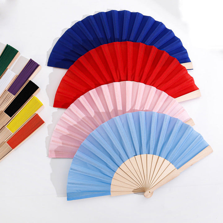 Women handmade fan made of breathable material with elegant design Kalsten
