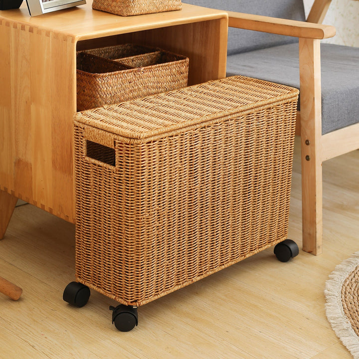 Mobile Woven Laundry Hamper Kalsten