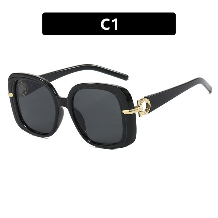 Women's square sunglasses with luxurious metal accent Kalsten