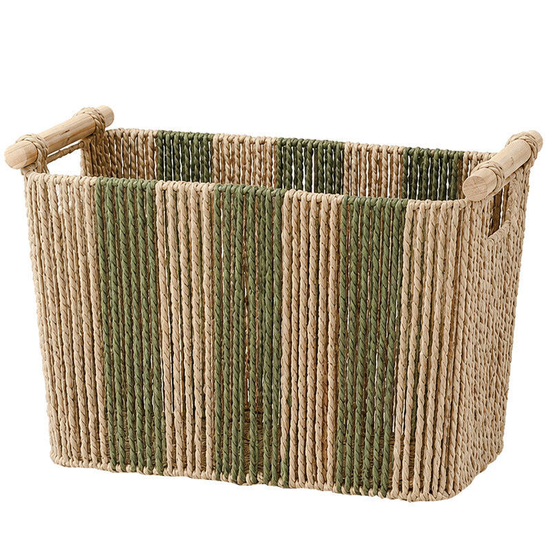 Elegant storage basket with sturdy handles Acalora