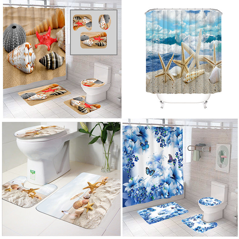 Dolphin-Themed Bathroom Decor Set