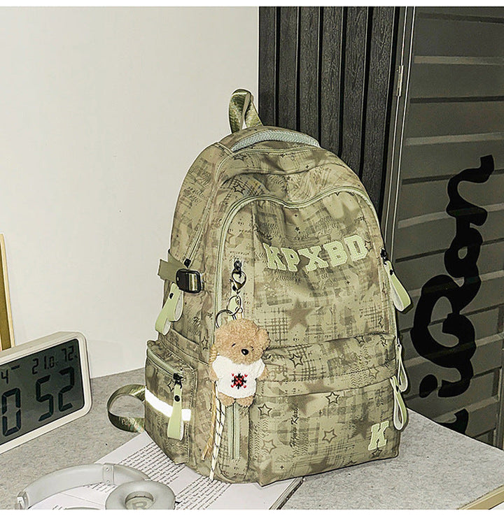 Multi-Functional Graphic Print School Backpack