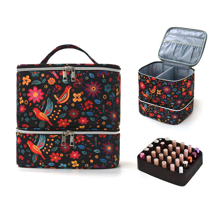 Cosmetic organizer with multiple compartments Kalsten