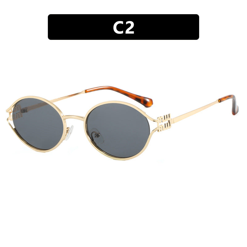 Ladies elegant oval sunglasses Kalsten