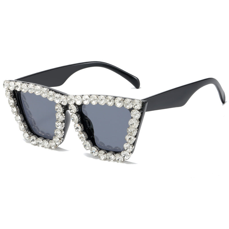 Women's extravagant sunglasses with glittering frame Kalsten