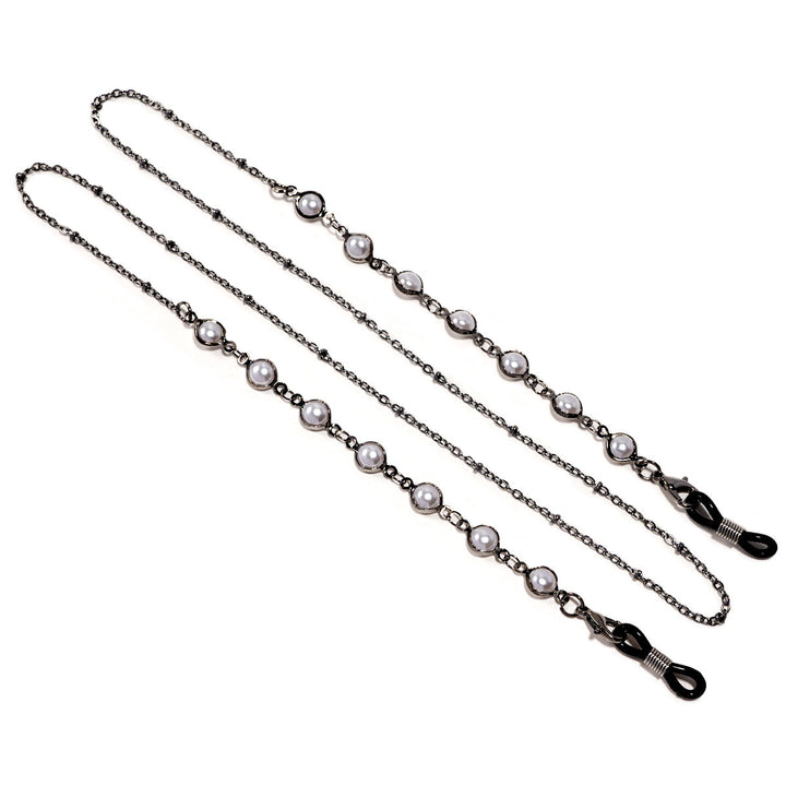 Elegant Pearl-Embellished Glasses Chain Kalsten