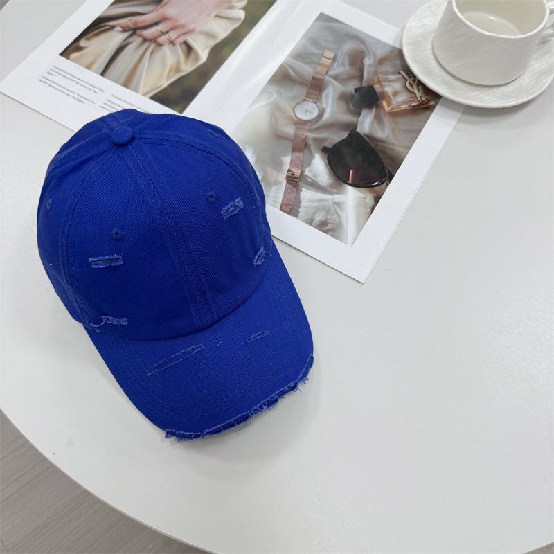 Men's Distressed Vintage-Style Baseball Cap Kalsten