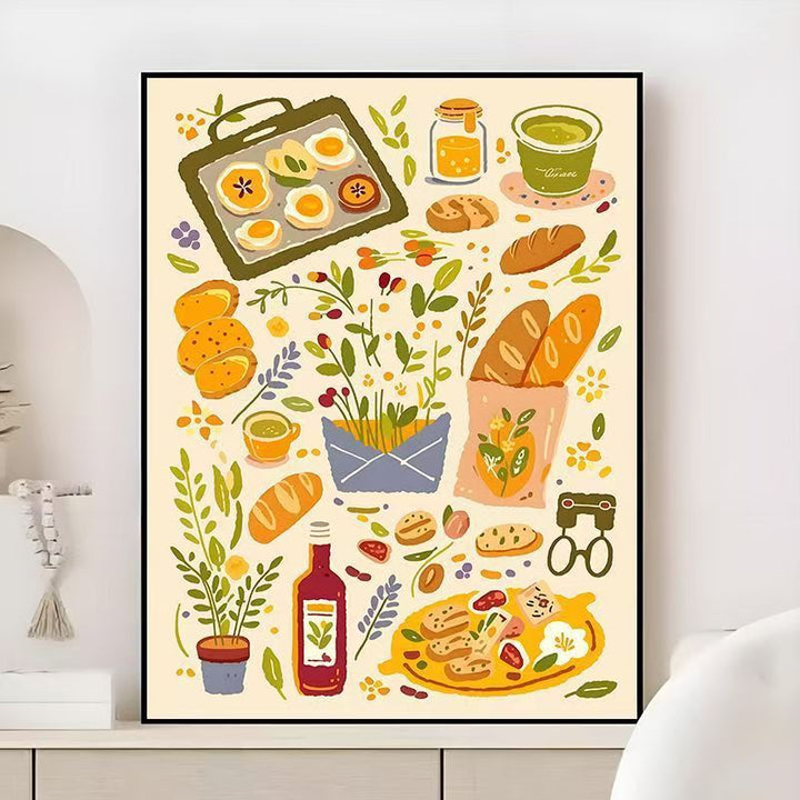 Gourmet Culinary-Themed Wall Art Kalsten