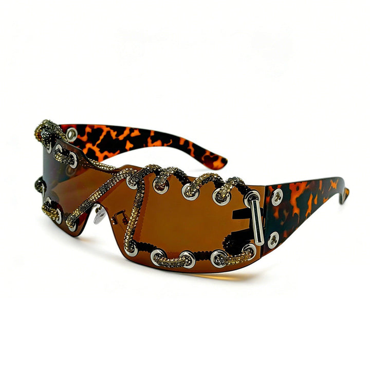 Women's sunglasses with unique lacing design Kalsten