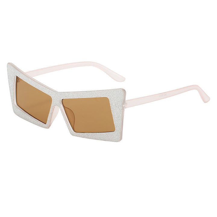 Women's geometric sunglasses with sparkling elements Kalsten