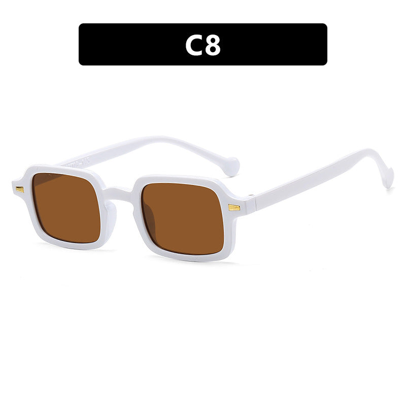 Ladies exclusive square sunglasses with elegant metal frame and UV protection Kalsten
