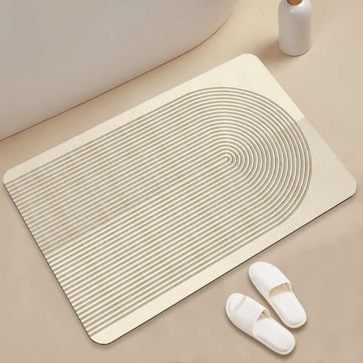 Stylish Geometric Pattern Bath Mat Kalsten