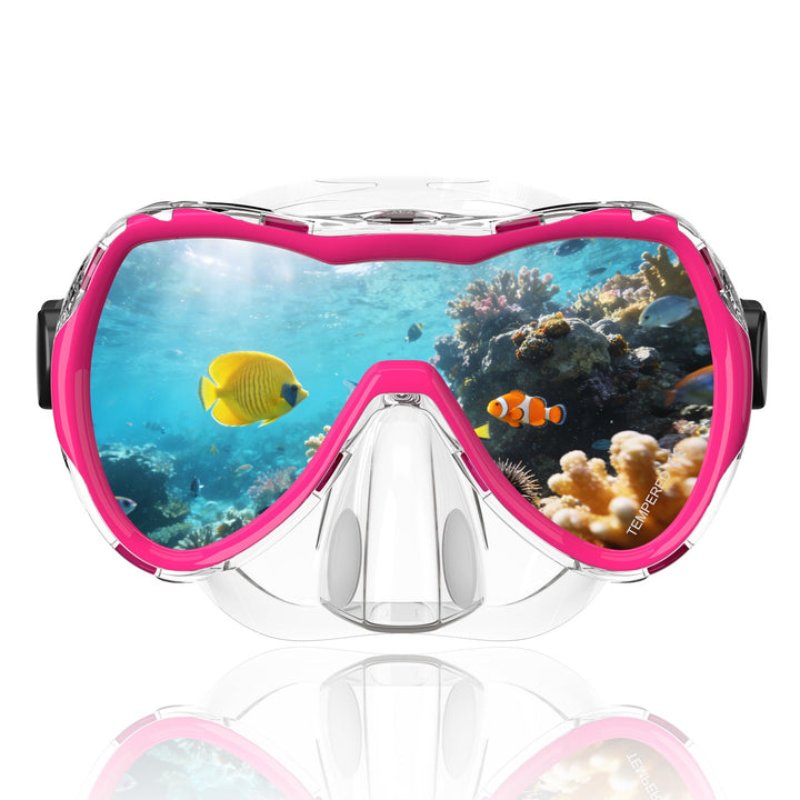 Diving mask with wide field of vision by Kalsten