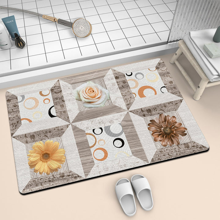 Artistic Mosaic Bath Mat Kalsten