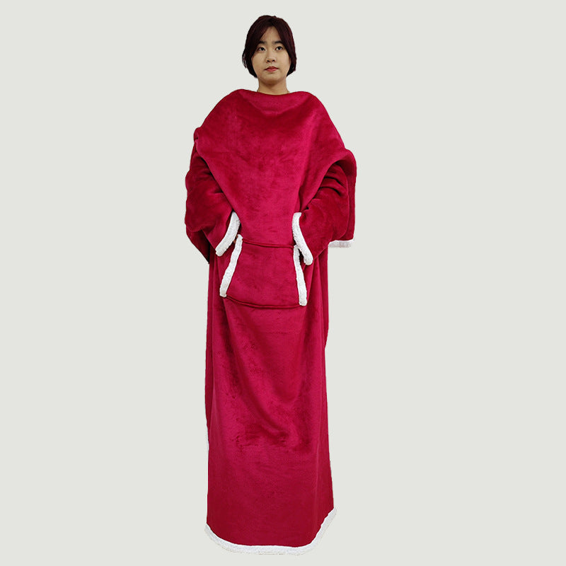 Women Cozy Oversized Poncho made of soft fleece Kalsten