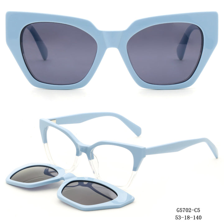 Women's striking oversized sunglasses with removable lenses Kalsten