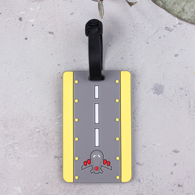 Airplane Runway Luggage Tag Kalsten