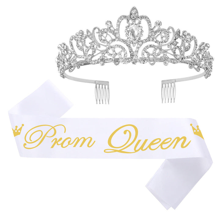 Ladies crown with festive sash set Kalsten