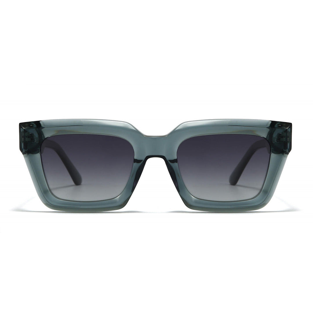Women's square sunglasses with a modern plastic frame and soft lenses Kalsten