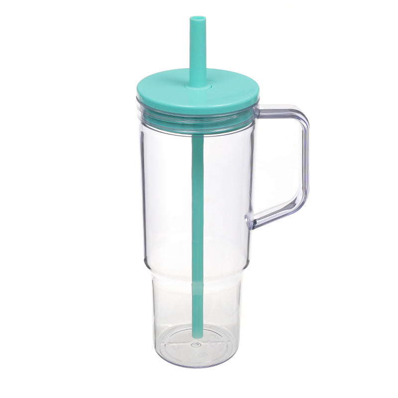 Women's creative drinking cup with retractable straw and non-slip handle Kalsten