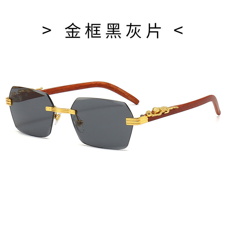Ladies Designer Sunglasses with Artistic Wooden Frame and Elegant Glass Elements Kalsten